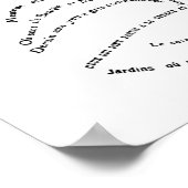 ナミダの鴛鴦と噴水 ポスター (角)