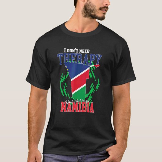 ナミビアに行く必要がある Tシャツ (正面)