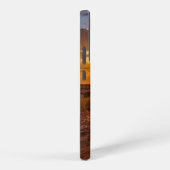 ナミビアのカラハリ砂漠に沈む夕日 SAMSUNG GALAXYケース (右側面)