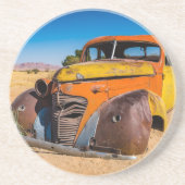 ナミビアのソリティアにある古い廃車 コースター (正面)