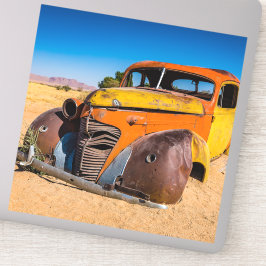 ナミビアのソリティアにある古い廃車 シール