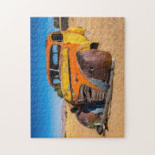 ナミビアのソリティアにある古い廃車 ジグソーパズル (縦)