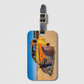 ナミビアのソリティアにある古い廃車 ラゲッジタグ (正面縦)