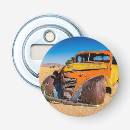 ナミビアのソリティアにある古い廃車 栓抜き