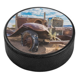 ナミビアのソリティアにある古くて捨てられた#3車 アイスホッケーパック