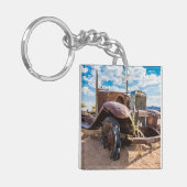 ナミビアのソリティアにある古くて捨てられた#3車 キーホルダー (正面左)