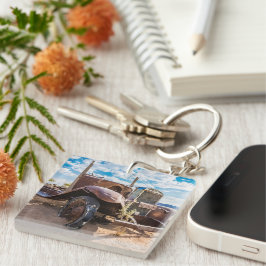 ナミビアのソリティアにある古くて捨てられた#3車 キーホルダー