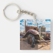 ナミビアのソリティアにある古くて捨てられた#3車 キーホルダー (正面)