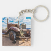 ナミビアのソリティアにある古くて捨てられた#3車 キーホルダー (裏面)