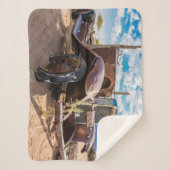 ナミビアのソリティアにある古くて捨てられた#3車 シェルパブランケット (正面)