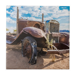 ナミビアのソリティアにある古くて捨てられた#3車 タイル