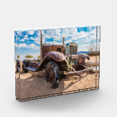 ナミビアのソリティアにある古くて捨てられた#3車 フォトブロック (左)