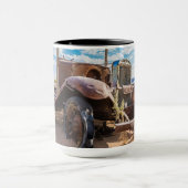 ナミビアのソリティアにある古くて捨てられた#3車 マグカップ (中央)