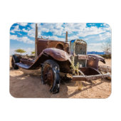 ナミビアのソリティアにある古くて捨てられた#3車 マグネット (横)