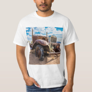 ナミビアのソリティアにある古くて捨てられた#3車 Tシャツ