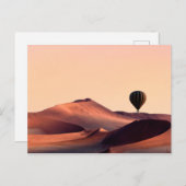 ナミビアのナウクルフト国立公園の砂丘 ポストカード (正面/裏面)