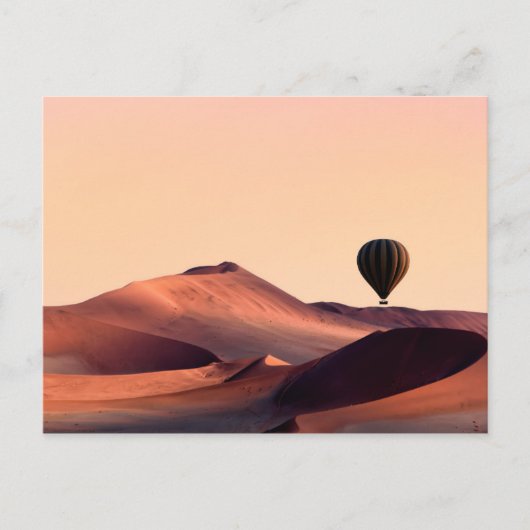 ナミビアのナウクルフト国立公園の砂丘 ポストカード (正面)