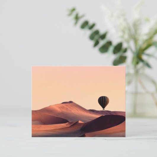 ナミビアのナウクルフト国立公園の砂丘 ポストカード (スタンド正面)