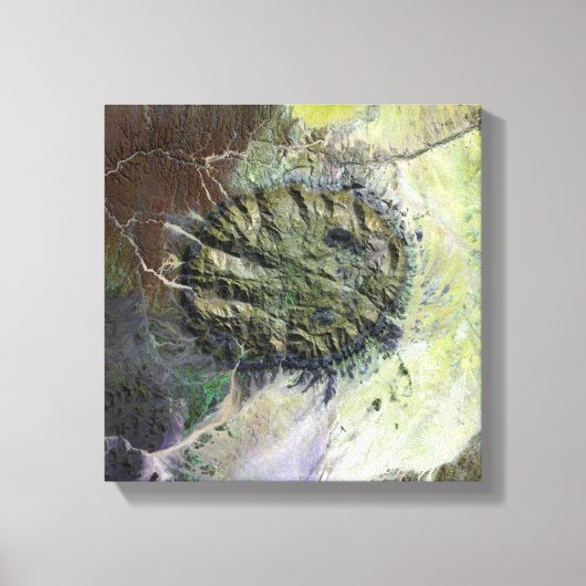 ナミビアのブランデンベルグ・マシフ キャンバスプリント (正面)