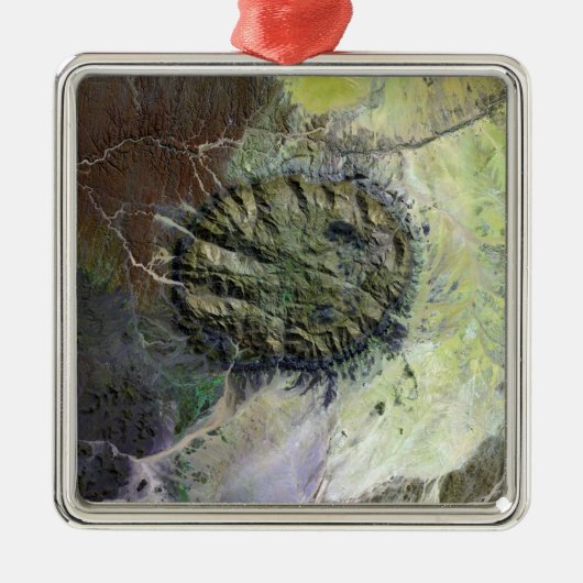 ナミビアのブランデンベルグ・マシフ メタルオーナメント (正面)