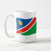 ナミビアの国旗マグカップ コーヒーマグカップ (左)