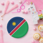 ナミビアの国旗 ペーパープレート (パーティー)