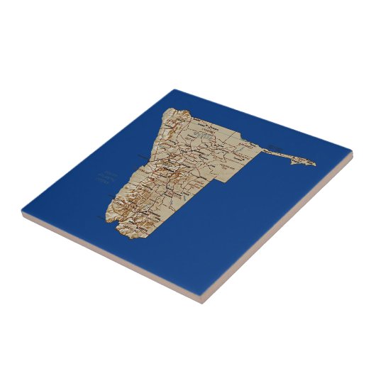 ナミビアの地図のタイル タイル (側面)