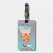 ナミビアの地図 ラゲッジタグ (裏面縦)