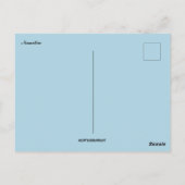 ナミビアの岩と木 ポストカード (裏面)