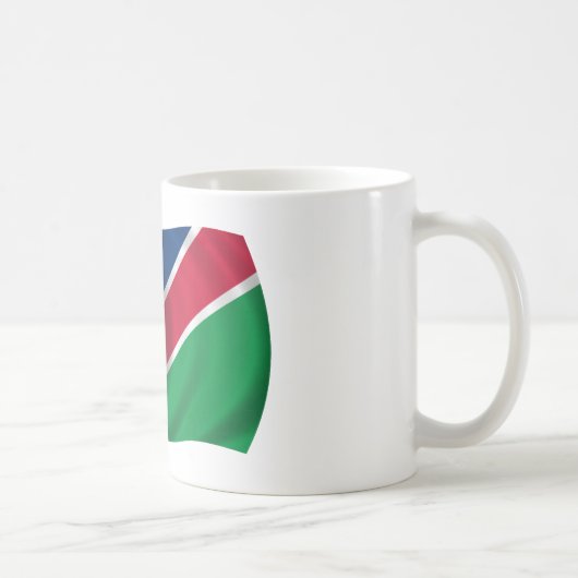 ナミビアの旗 コーヒーマグカップ (右)