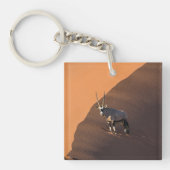 ナミビアの端にあるオリックス キーホルダー (正面)