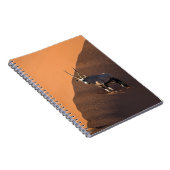 ナミビアの端にあるオリックス ノートブック (右側)