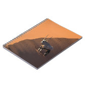 ナミビアの端にあるオリックス ノートブック (左側)