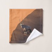 ナミビアの端にあるオリックス バスタオルセット (ウォッシュタオル)