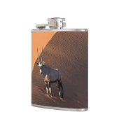 ナミビアの端にあるオリックス フラスク (左)