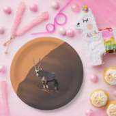 ナミビアの端にあるオリックス ペーパープレート (パーティー)