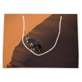 ナミビアの端にあるオリックス ラージペーパーバッグ (正面)