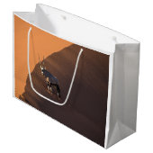 ナミビアの端にあるオリックス ラージペーパーバッグ (正面アングル)