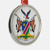 ナミビアの紋章付き外衣 メタルオーナメント (右)