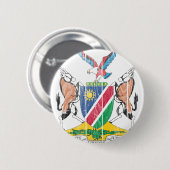 ナミビアの紋章付き外衣 缶バッジ (正面&裏面)