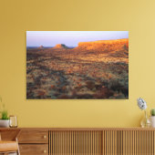 ナミビアのKhorixas地区Ugab Terraces キャンバスプリント (インサイチュ (リビング))