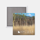 ナミビアアフリカナミビア景観自然草 マグネット (正面/裏面)