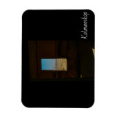 ナミビアコルマンスコップハウスドゥンランドスケープ幽霊タウン マグネット (縦)