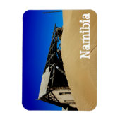 ナミビアコルマンスコップハウスドゥンランドスケープ幽霊タウン マグネット (縦)