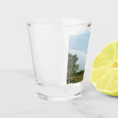 ナミビアダブルレインボー ショットグラス (左)