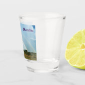 ナミビアダブルレインボー ショットグラス (右)