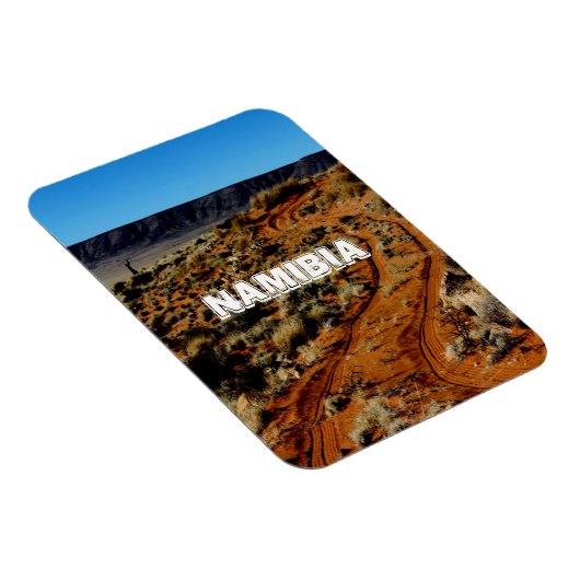 ナミビアティロールナミブデザートランドスケープレッドソイル マグネット (右側)