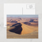 ナミビアナミブナクルフト公園航空写真 ポストカード (正面/裏面)