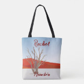 ナミビアパーソナライズされたデザートトートバッグ トートバッグ (裏面)