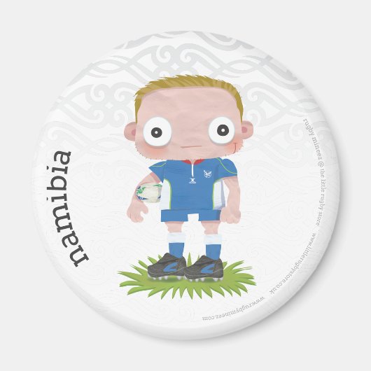 ナミビアラグビー冷蔵庫用マグネット マグネット (正面)